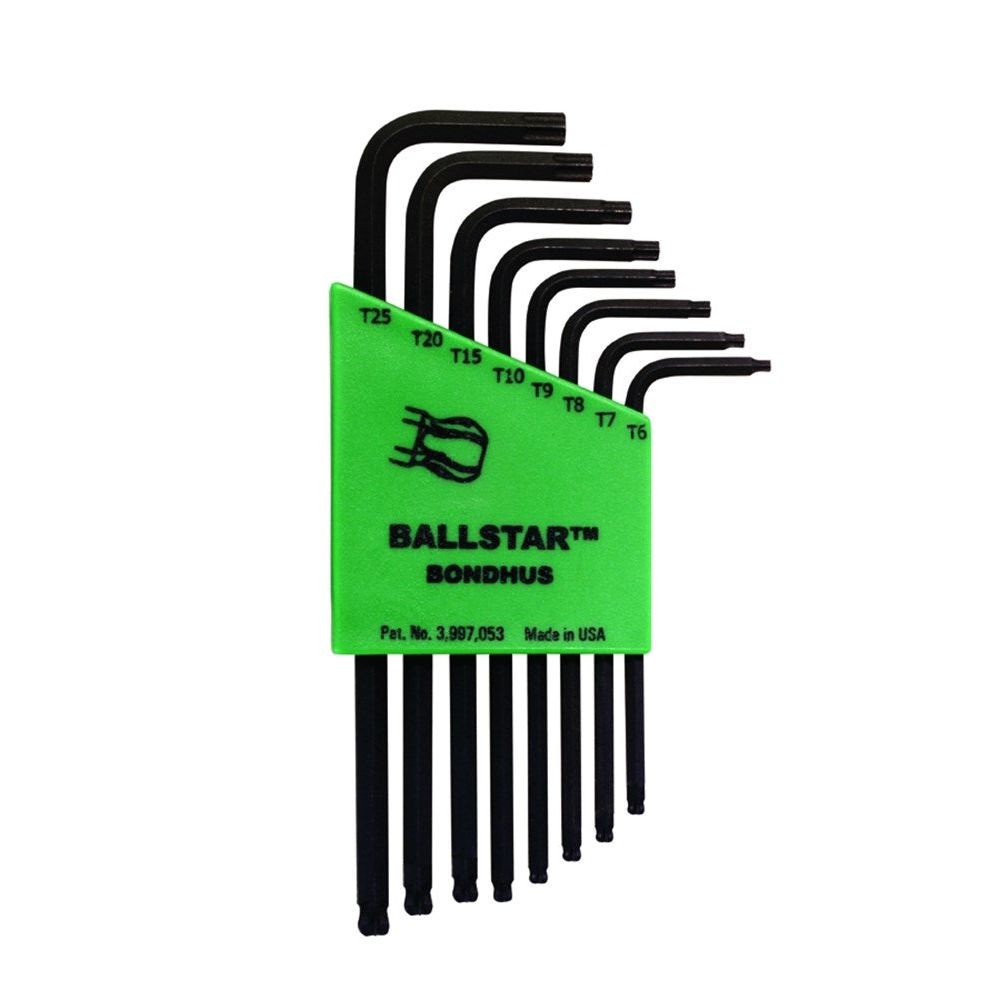 Haakse torxsleutelset T6-T25 LTX8S Kogelkop-0