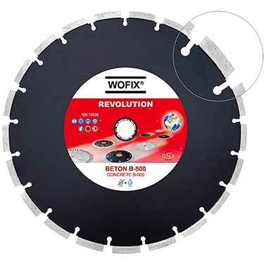 Diamantzaag Beton B500 Diameter 350mmx 25.4mm