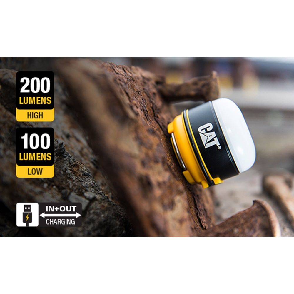 Oplaadbare mini campinglantaarn met-3