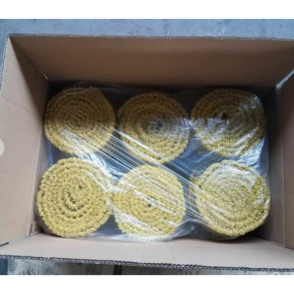 GEEL 160mm x 1000 stuks snelstropper cq drillbinders geplastificeerd