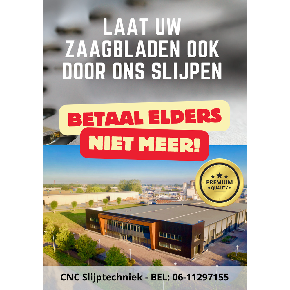 GROEFFREES Ø 10 X 23 MM, TL=55 MM, BINNENDRAAD M10, HW Zij- en onderkant snijdend, onderkant ingelegd HW