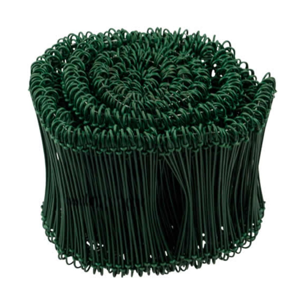 GROEN 120mm x 1000 stuks snelstropper cq drillbinders geplastificeerd