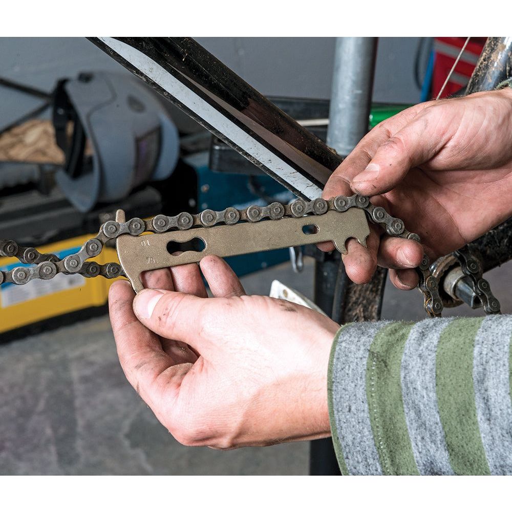 Silverline - Kettingslijtage-indicator 0,75 & 1,0 % slijtage