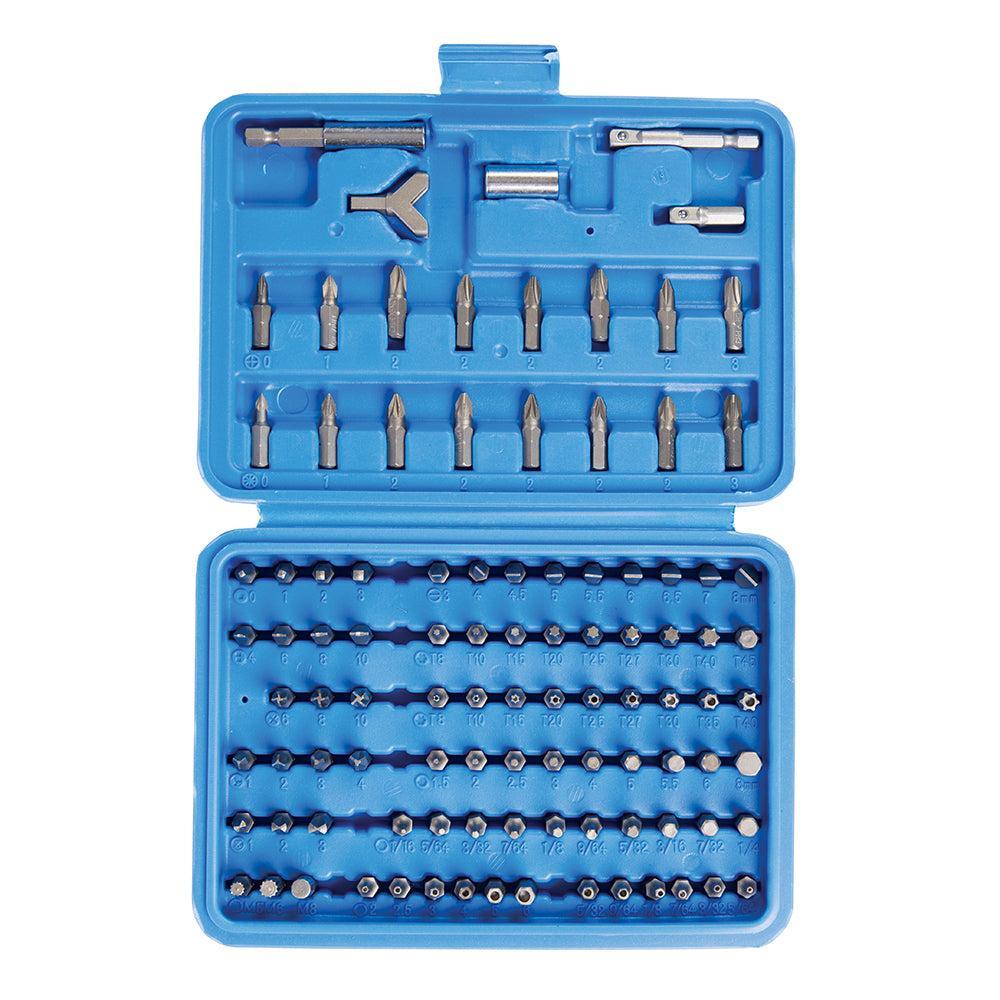 Silverline - 100-delige schroevendraaier bit set
