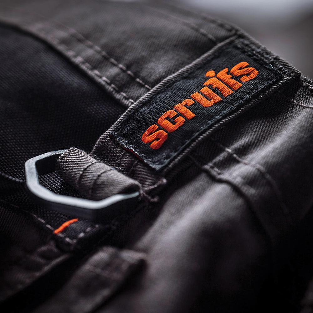 Scruffs - Werkshort "Trade", donkergrijs