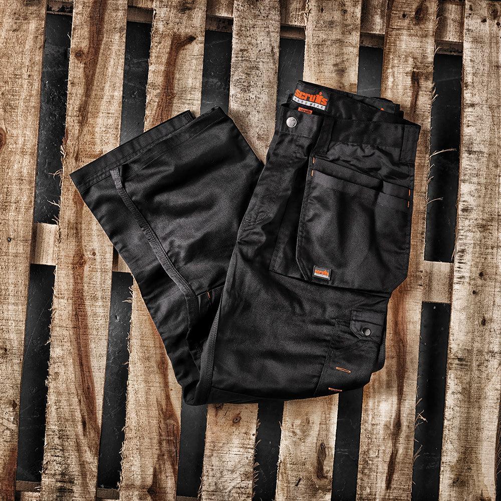 Scruffs - Werkbroek Worker Plus, zwart