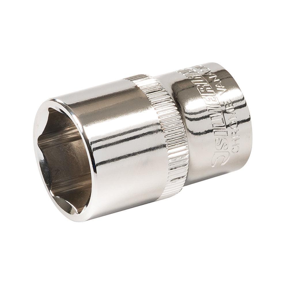 Silverline - Zeskantige 3/8" metrische doppen set, 13-delig 6 - 21 mm