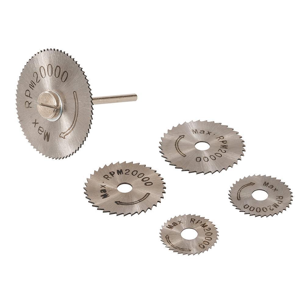 Silverline - 6-delige HSS snijschijven set 22, 25, 32, 35 en 44 mm