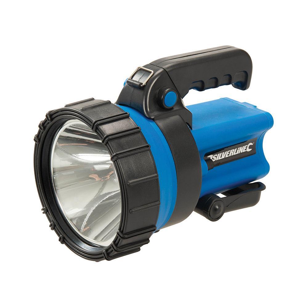 Silverline - 5 W Lithium oplaadbare zaklamp 200 lumens