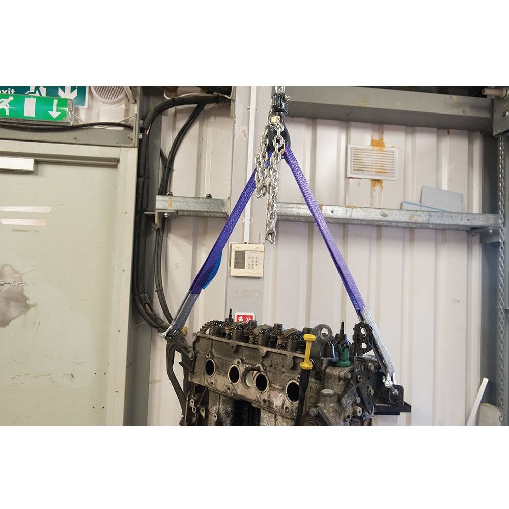 Silverline - Hijsband, 1 ton 1 m