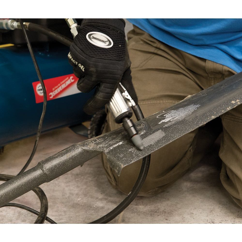 Silverline - 15-delige pneumatische slijp set 160 mm