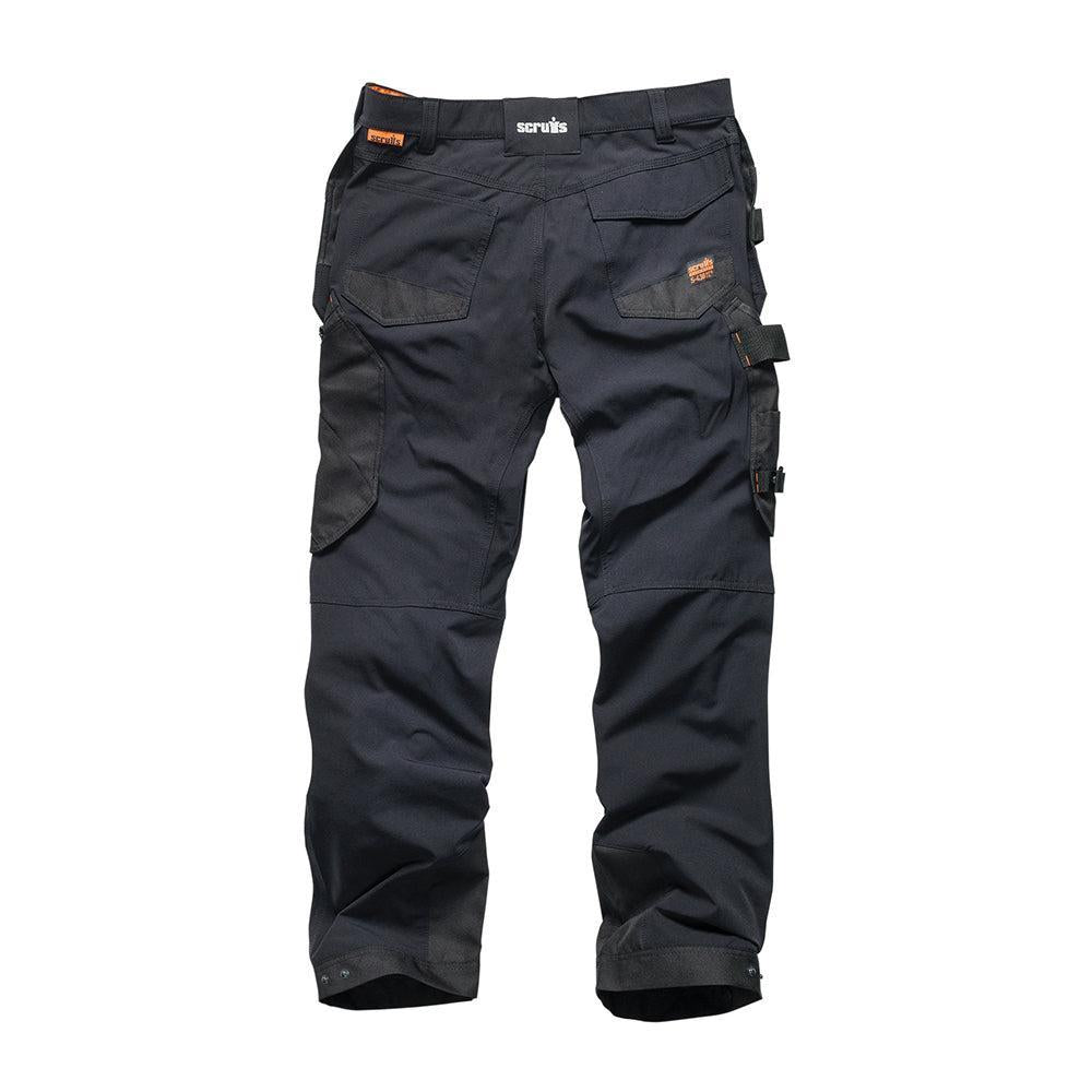 Scruffs - Pro Flex Plus werkbroek met holsterzakken, zwart Maat 46 R