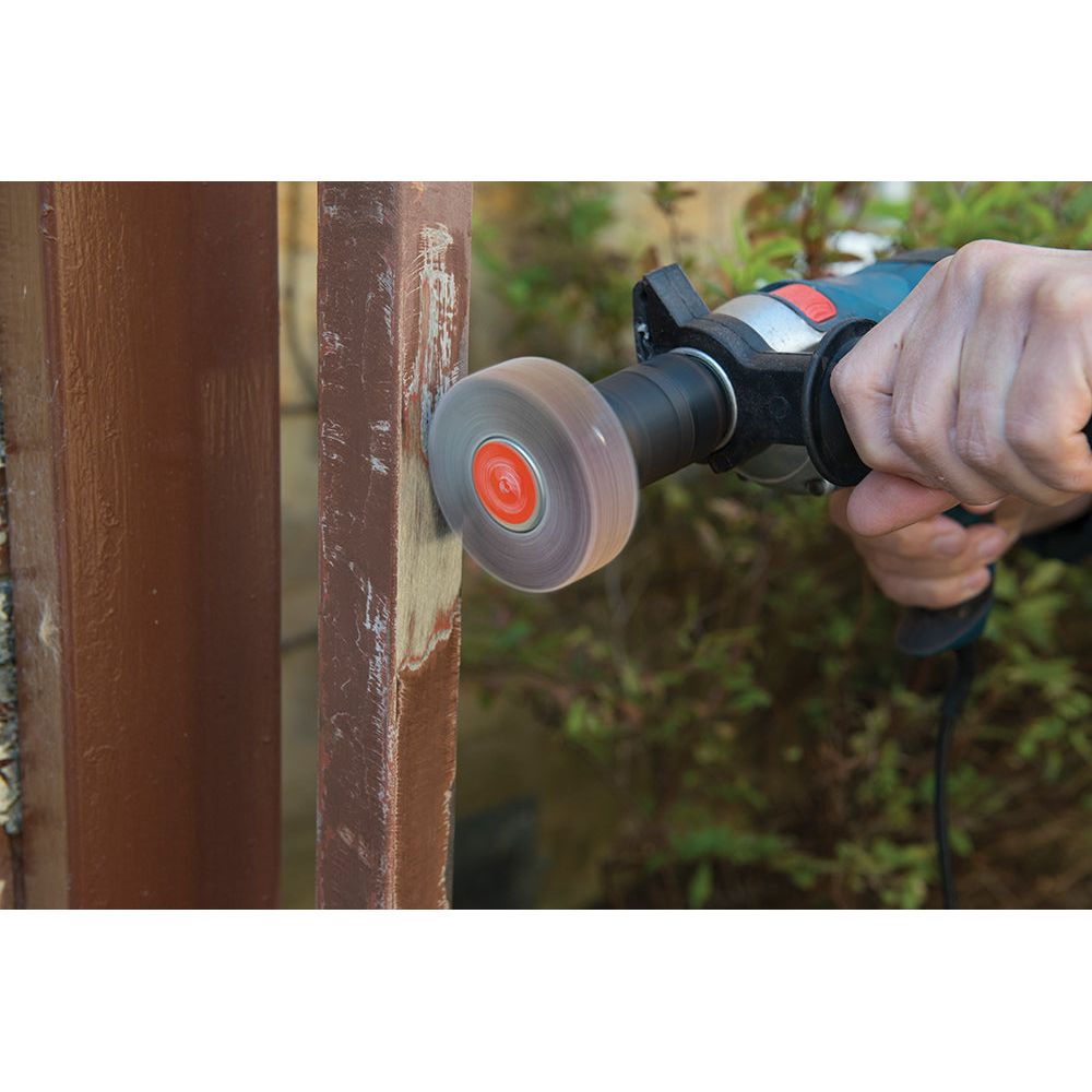 Silverline - Slijpmop 80 mm, 40 korrelmaat