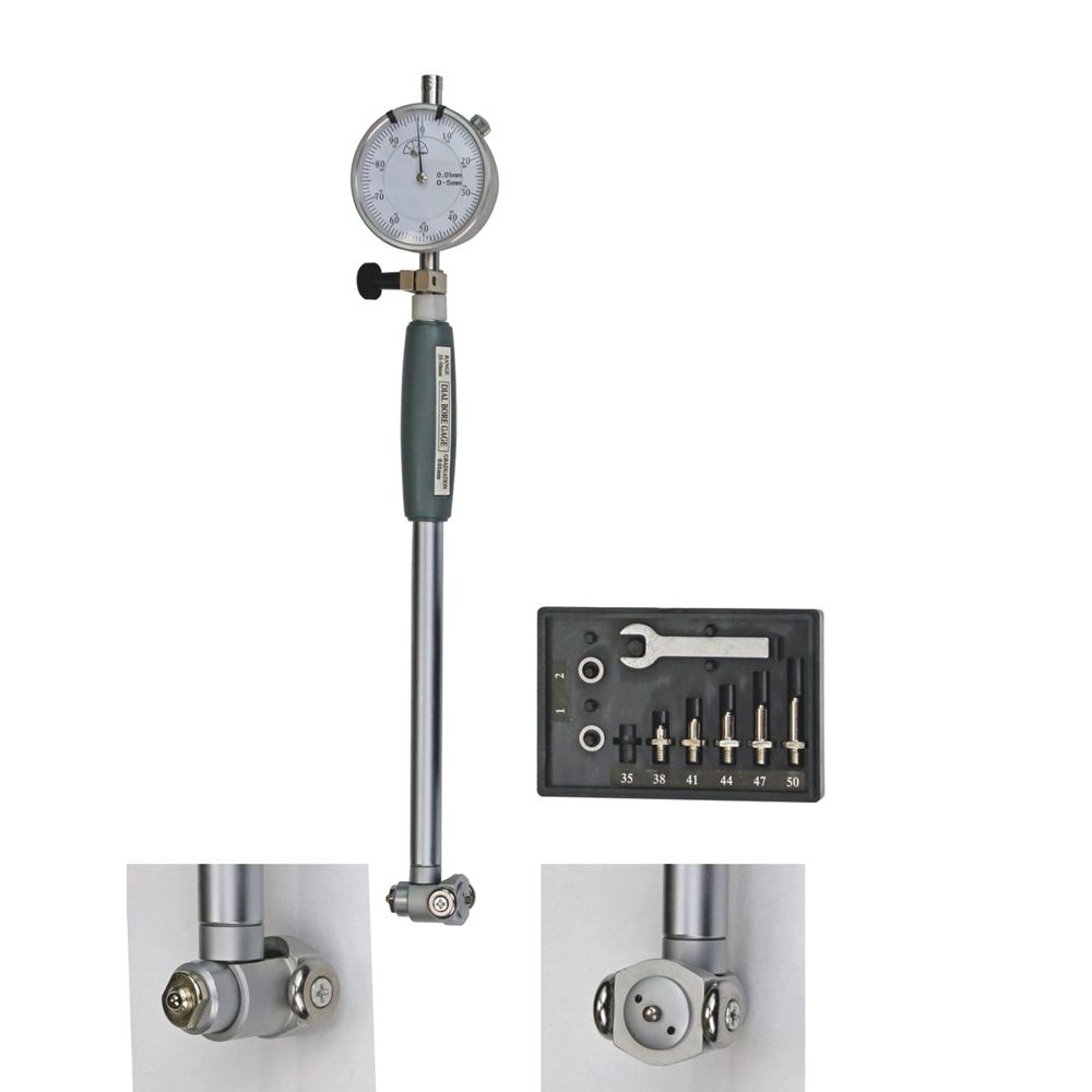 Binnenmicrometer met klok 35-50mm, HM meetkop-0