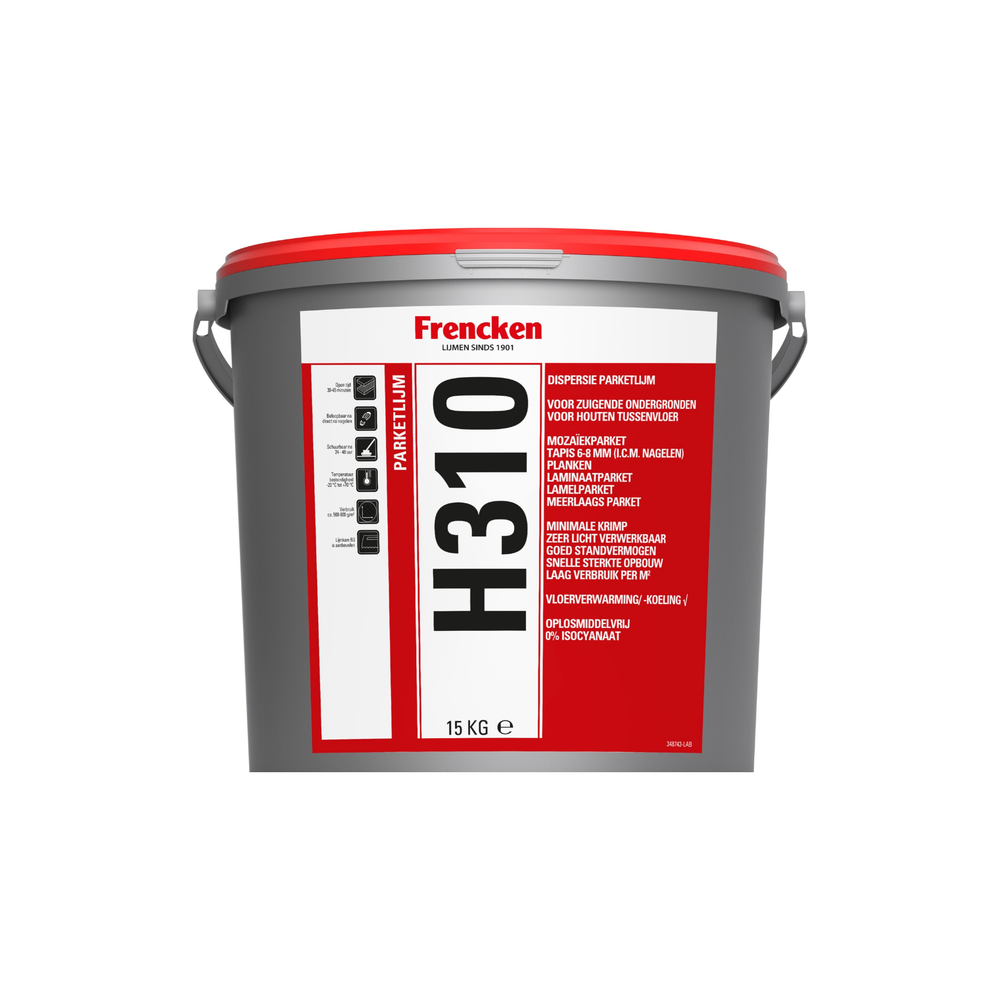 H310 – Lijm voor houten vloeren Emmer 15 kg (6 EMMERS)