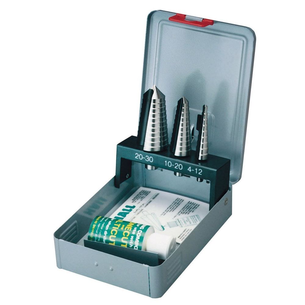Set HSS trapboren 4.0-30mm MCS-1 In metalen cassette type MCS-1-0