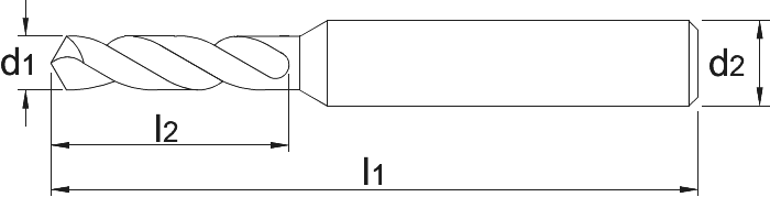 Phantom HSS-E PM Microboor DIN 1899-A