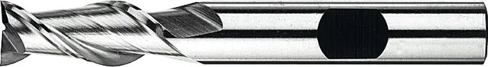 Phantom HSS-E 8% Schachtfrees, 2-snijder DIN 844-B kort, type W, Aluminium