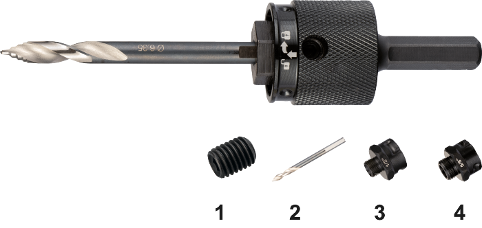 Phantom Universele Quick-Change Houder Ø14-210 mm 11/32″(8‚7mm)