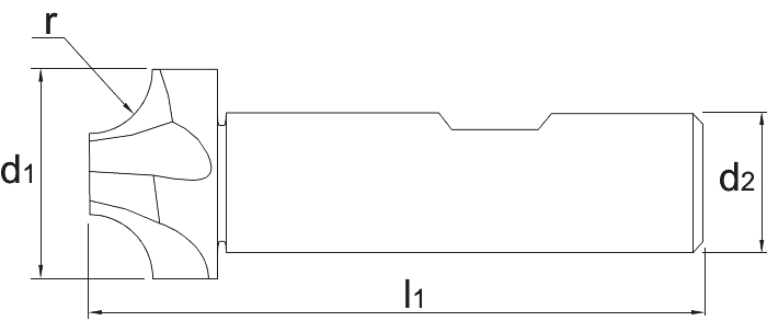 Phantom HSS-E 8% Radiusfrees DIN 6518-B Kwarthol frees