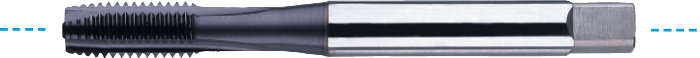 Phantom HSS-E PM Machinetap DIN 371 met koelkanaal, Metrisch, 1400 N/mm², TiCN (Serie 22.514)