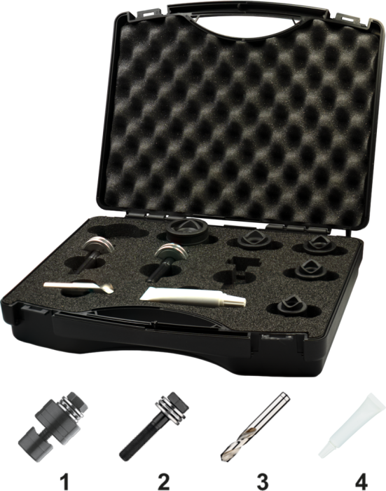 Phantom Set met Gatenponsen voor hand- en hydraulisch gebruik‚ 67.110 PG9-PG21