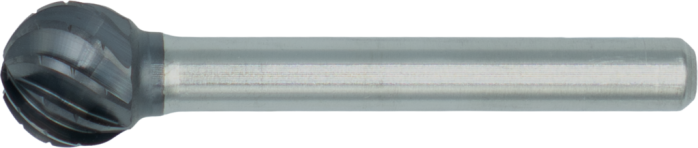 Phantom HP2 UNI Hardmetaal Stiftfrees model D, kogelvorm, schacht 6 mm, AlTiN-X