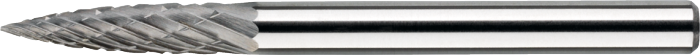 Phantom Hardmetaal Stiftfrees model G, boomvorm spits, schacht 3 mm