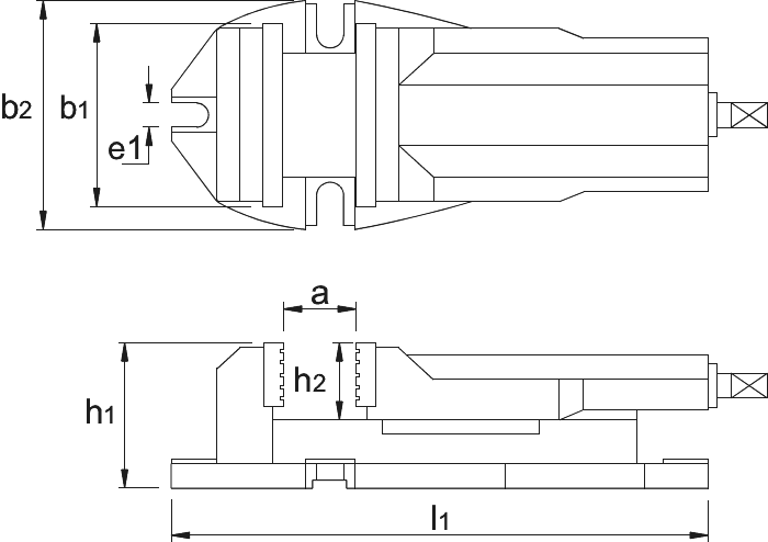 Bison Machinespanklem, type 6512