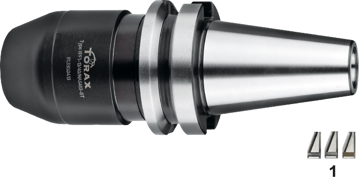 Phantom Ultra Precisieboorhouder, type XPF, compleet met spansleutel, ISO 7388-2 (MAS-BT)