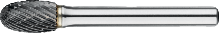 Phantom Hardmetaal Stiftfrees model E, druppelvorm, schacht 6 mm