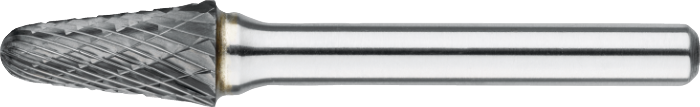 Phantom Hardmetaal Stiftfrees model L, kegelvorm, met ronde kop, schacht 6 mm