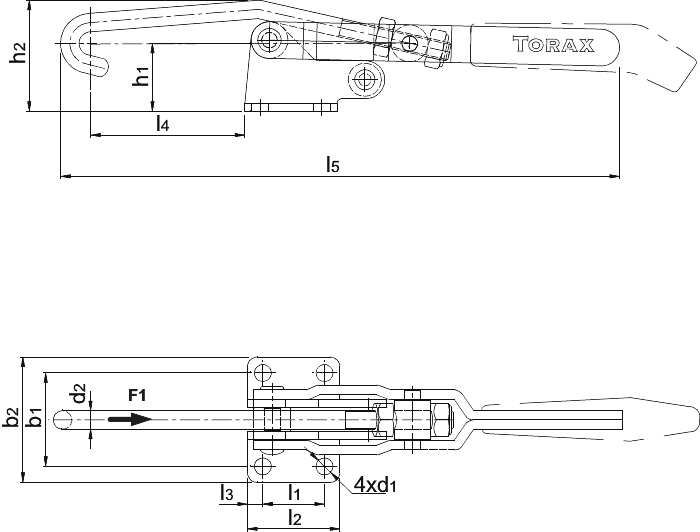 Torax Sluitspanner, zonder tegenhouder