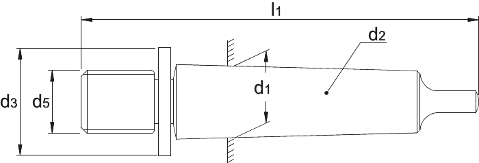 International Tools ECO PRO Boorhouderstift UNF-UN-M-draadopname MK