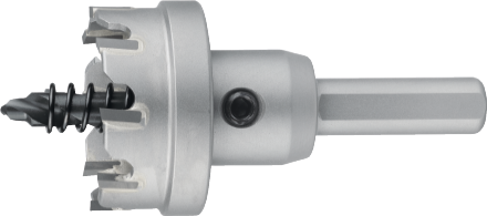 Phantom HM-tip Gatfrees lange diepgat uitvoering 50 mm, materiaaldikte <12 mm