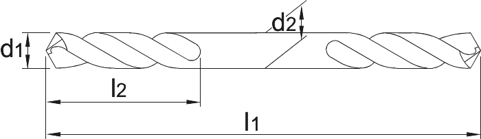 International Tools ECO PRO HSS Spiraalboor dubbelzijdig
