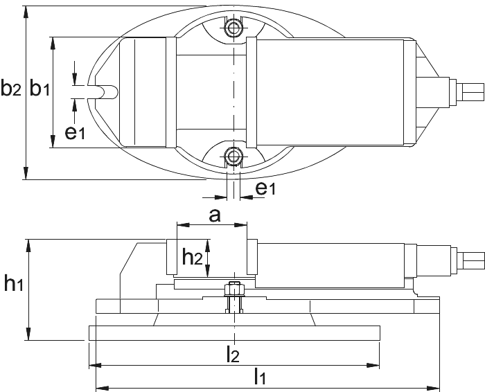 International Tools ECO PRO Machinespanklem met draaiplaat