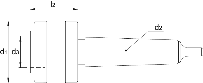 Phantom Taphouder, zonder axiale compensatie, voor gebruik met tapinzetstukken, DIN 228-B