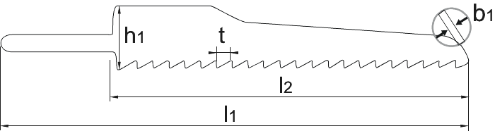 Phantom HSS-Co 8% Bi-Metaal Carrosseriezaag
