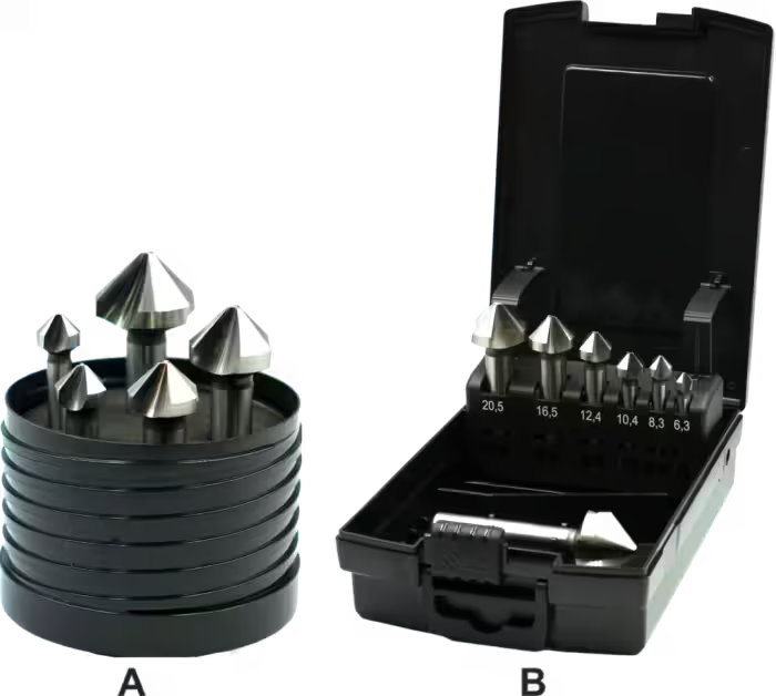 International Tools ECO PRO HSS set Verzinkboren DIN 335-C 42.535, 90°, 3 snijkanten (Serie 49.242)