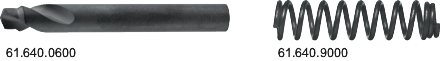 Phantom HM-tip Gatfrees korte uitvoering 12 mm, materiaaldikte <5 mm