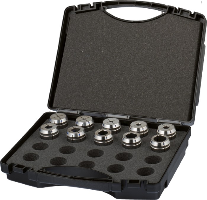Phantom ISO 15488-B (DIN 6499-B) Set Spantangen, rubber afgedicht, 8 µm