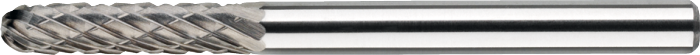 Phantom Hardmetaal Stiftfrees model C, cilindrisch, ronde kop, schacht 3 mm