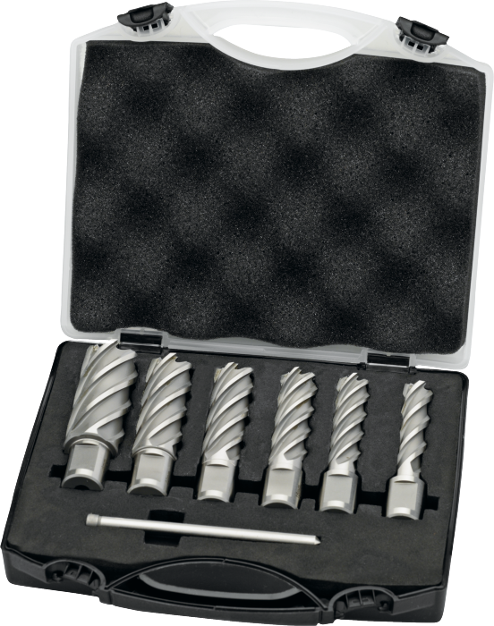 International Tools ECO PRO HSS Set Kernboren snijdiepte 55 mm‚ 62.148 14 - 26 mm