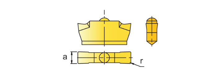 Phantom Hardmetaal Steekplaat dubbel EJN