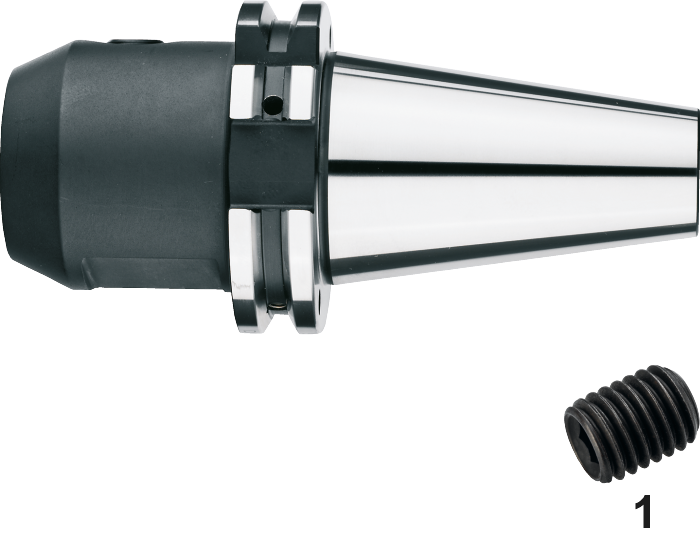 Torax DIN 6359 Weldonhouder, met koeling langs de schacht, ISO 7388-1 (DIN 69871)