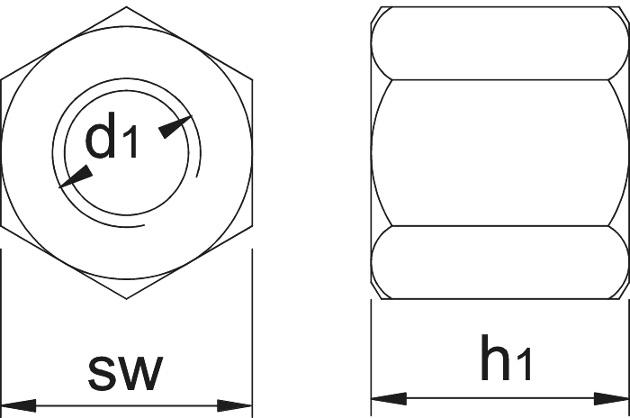 Phantom DIN 6330-B Hoge Moer (1,5x diam.), kwaliteit 10