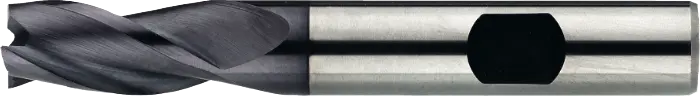 Phantom UNI Volhardmetaal Schachtfrees, 3-snijder DIN 6527-B lang, AlTiN-X