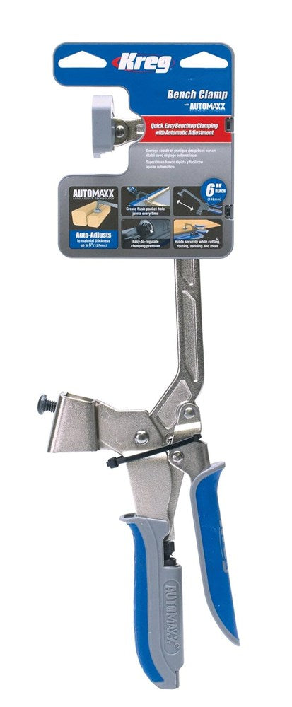 Automaxx Bankklem 6 inch (152mm) voor materiaal tot 5 inch (127 mm)