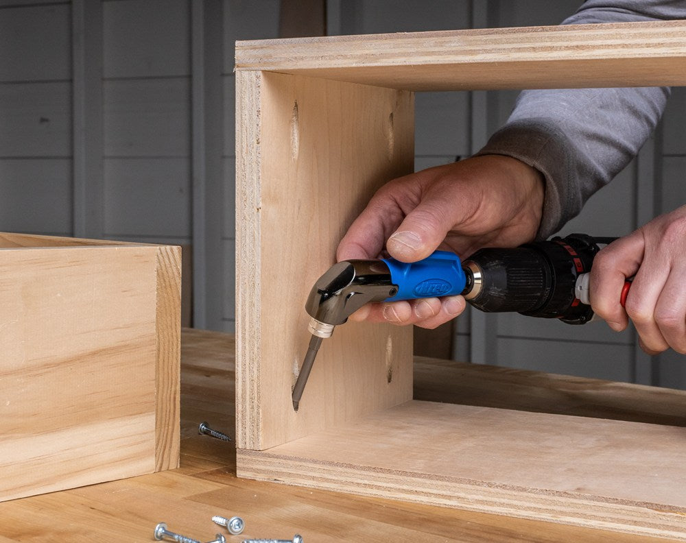 Haakse bithouder met 1/4"aansluiting